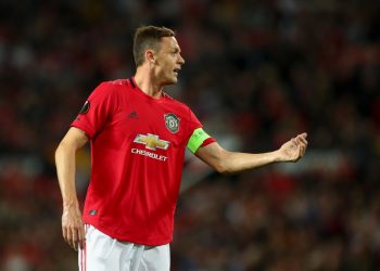 MANCHESTER, ENGLAND - SEPTEMBER 19: Nemanja Matic of Manchester United during the UEFA Europa League group L match between Manchester United and FK Astana at Old Trafford on September 19, 2019 in Manchester, United Kingdom. (Photo by Robbie Jay Barratt - AMA/Getty Images)