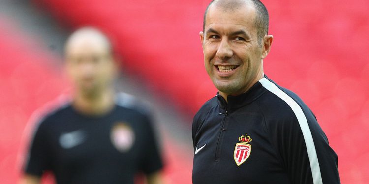LONDON, ENGLAND - SEPTEMBER 13:  Leonardo Jardim head coach of AS Monaco looks on during the AS Monaco training session ahead of their UEFA Champions League Group E match against Tottenham Hotspur at Wembley Stadium on September 13, 2016 in London, England.  (Photo by Paul Gilham/Getty Images)