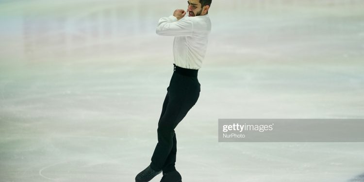 Slavik Hayrapetyan of Armenia    during Men Free Skating at ISU European Figure Skating Championships in  Steiermarkhalle, Graz, Austria on January 23, 2020. (Photo by Ulrik Pedersen/NurPhoto via Getty Images)