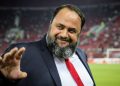 UEFA Champions League Qualifikation 3. Runde, Rückspiel, 13.08.2019 Piräus, Karaiskaki Stadion Piräus Olympiakos Piräus - Istanbul Basaksehir Olympiakos Piräus Besitzer und Vorsitzender Evangelos Marinakis im Portrait Olympiakos Piräus - Istanbul Basaksehir PUBLICATIONxNOTxINxGRE ANE4873115
