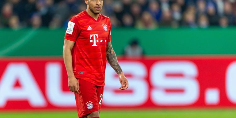 GELSENKIRCHEN, GERMANY - MARCH 03: (BILD ZEITUNG OUT) Corentin Tolisso of Bayern Muenchen looks on during the DFB Cup quarterfinal match between FC Schalke 04 and FC Bayern Muenchen at Veltins Arena on March 3, 2020 in Gelsenkirchen, Germany. (Photo by Mario Hommes/DeFodi Images via Getty Images)