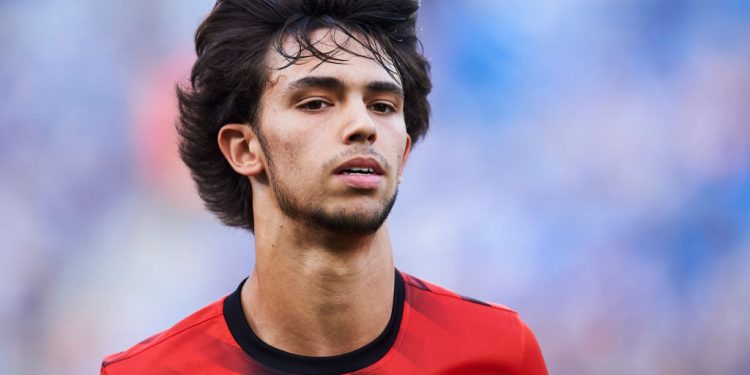 SAN SEBASTIAN, SPAIN - SEPTEMBER 14: Joao Felix of Atletico de Madrid looks on prior to the warm up during the Liga match between Real Sociedad and Club Atletico de Madrid at Estadio Reale Arena on September 14, 2019 in San Sebastian, Spain. (Photo by Juan Manuel Serrano Arce/Getty Images)