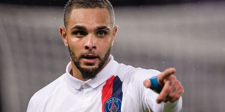 Layvin Kurzawa of Paris Saint-Germain during the UEFA Champions League group A match between Paris St Germain and Galatasaray AS at at the Parc des Princes on December 11, 2019 in Paris, France(Photo by ANP Sport via Getty Images)