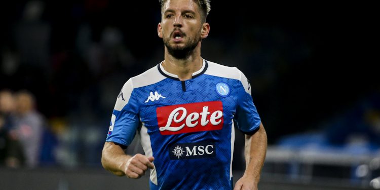 SIPA USA via PA Images 
 Dries Mertens belgium striker ssc napoli during the Serie A football match SSC Napoli vs Genoa CFC on November 9, 2019 at the San Paolo Stadium in Naples, Italy. (Photo by Antonio Balasco/Pacific Press/Sipa USA)