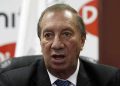 Former Argentina coach Carlos Bilardo, who is a guest for the program Futbol Forever, speaks at a news conference in San Salvador March 31, 2011. The program provides free soccer lessons and training to children and youths with limited economic resources and living in neighborhoods with high presence of gangs, organisers said. REUTERS/Luis Galdamez (EL SALVADOR - Tags: SPORT SOCCER HEADSHOT)