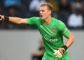 STOCKHOLM, SWEDEN - AUGUST 04:  Bernd Leno of Arsenal during the Pre-season friendly between Arsenal and SS Lazzio on August 4, 2018 in Stockholm, Sweden.  (Photo by David Price/Arsenal FC via Getty Images)