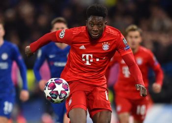 Bayern Munich's Alphonso Davies was clocked at 36.51 km/h in the first half against Werder Bremen on Tuesday, according to the Bundesliga. That's the fastest recorded speed in league history since detailed data collection began in 2011.
