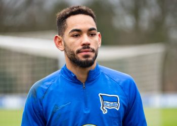 BERLIN, GERMANY - MARCH 10: Matheus Cunha of Hertha BSC after the a training session on March 10, 2020 in Berlin, Germany. (Photo by Jan-Philipp Burmann/City-Press via Getty Images)