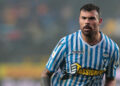 BERGAMO, ITALY - FEBRUARY 10:  Andrea Petagna of Spal looks on during the Serie A match between Atalanta BC and SPAL at Stadio Atleti Azzurri d'Italia on February 10, 2019 in Bergamo, Italy.  (Photo by Emilio Andreoli/Getty Images) *** Local Caption *** Andrea Petagna