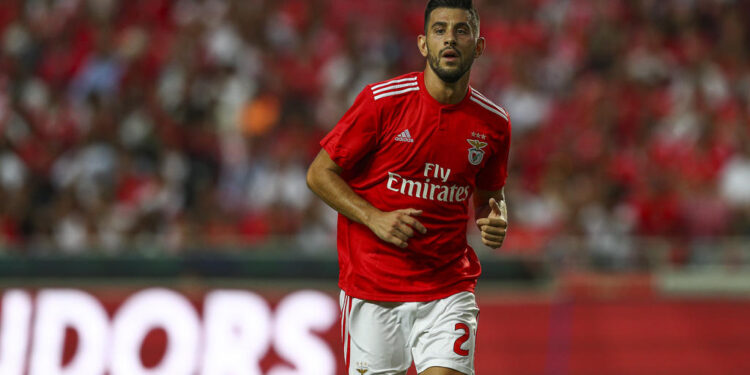LISBON, PORTUGAL - AUGUST 07: Pizzi of SL Benfica during the match between SL Benfica and Fenerbache SK for UEFA Champions League Qualifier at Estadio da Luz on August 7, 2018 in Lisbon, Portugal. (Photo by Carlos Rodrigues/Getty Images)