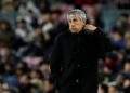 200119 Fotboll, La Liga Soccer Football - La Liga Santander - FC Barcelona v Granada - Camp Nou, Barcelona, Spain - January 19, 2020   Barcelona coach Quique Setien reacts      REUTERS/Albert Gea
 © Bildbyrån - COP 7 - SWEDEN ONLY