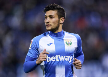 LEGANES, SPAIN - FEBRUARY 29: Oscar Rodriguez of CD Leganes looks on during the Liga match between CD Leganes and Deportivo Alaves at Estadio Municipal de Butarque on February 29, 2020 in Leganes, Spain. (Photo by Diego Souto/Quality Sport Images/Getty Images)