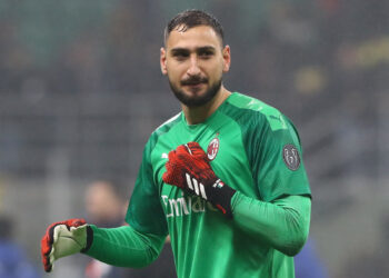 during the Serie A match between AC Milan and Torino FC at Stadio Giuseppe Meazza on February 17, 2020 in Milan, Italy.