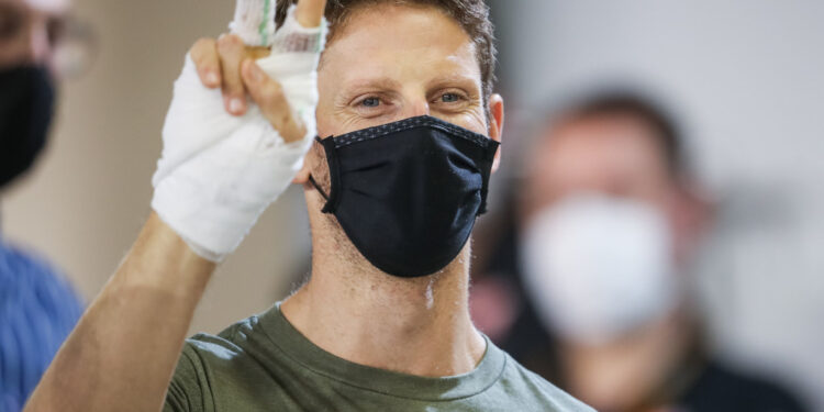 December 3, 2020, Sakhir, Roma, Bahrain: GROSJEAN Romain (fra), Haas F1 Team VF-20 Ferrari, portrait during the Formula 1 Rolex Sakhir Grand Prix 2020, from December 4 to 6, 2020 on the Bahrain International Circuit, in Sakhir, Bahrain - Photo Florent Gooden / DPPI / LM (Credit Image: © Dppi/LPS via ZUMA Press)