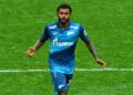 Russian Federation. Saint-Petersburg. Gazprom Arena. Football. Russian Premier League 2020/2021. round 11 of the RPL. FC Zenit - FC Sochi. Player of the Zenit football club