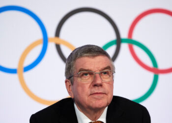 Thomas Bach, President of the International Olympic Committee (IOC) attends a news conference in Lausanne, Switzerland, January 9, 2020.  REUTERS/Denis Balibouse