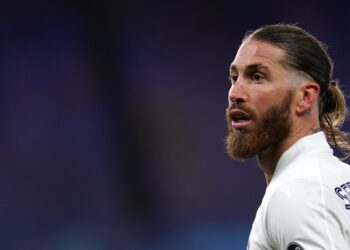 Real Madrid's Sergio Ramos during the UEFA Champions League Semi Final second leg match at Stamford Bridge, London. Picture date: Wednesday May 5, 2021.