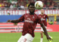 AC Milan's Ivorian midfielder Franck Kessie controls the ball during the Italian Serie A football match AC Milan vs Brescia on August 31, 2019 at the San Siro stadium in Milan. (Photo by Miguel MEDINA / AFP)        (Photo credit should read MIGUEL MEDINA/AFP/Getty Images)