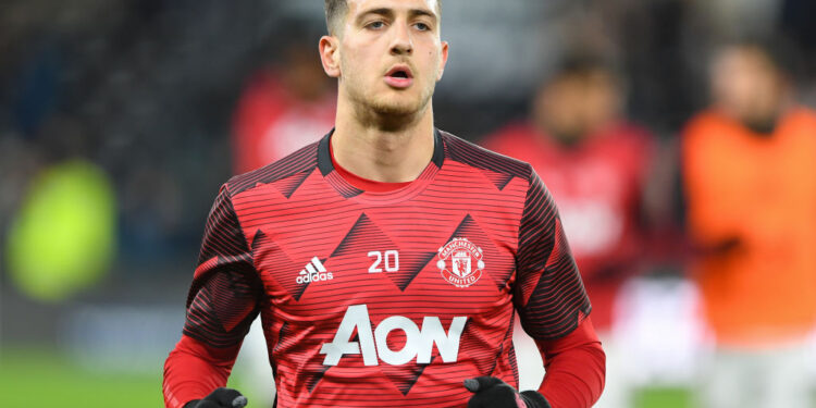 Diogo Dalot (20) of Manchester United during the FA Cup match between Derby County and Manchester United at the Pride Park, Derby on Thursday 5th March 2020. (Photo by Jon Hobley/MI News/NurPhoto via Getty Images)