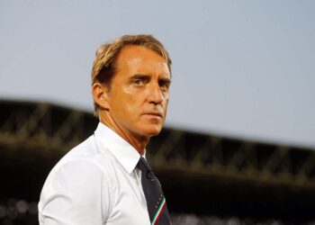 Soccer Football - Euro 2020 Qualifier - Group J - Armenia v Italy - Vazgen Sargsyan Republican Stadium, Yerevan, Armenia - September 5, 2019  Italy coach Roberto Mancini before the match   REUTERS/Anton Vaganov