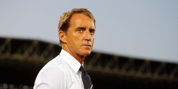 Soccer Football - Euro 2020 Qualifier - Group J - Armenia v Italy - Vazgen Sargsyan Republican Stadium, Yerevan, Armenia - September 5, 2019  Italy coach Roberto Mancini before the match   REUTERS/Anton Vaganov