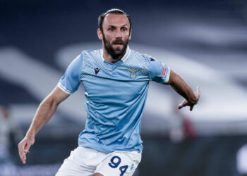 SS Lazio v Parma Calcio 1913 - Serie A Vedat Muriqi of SS Lazio during the Serie A match between SS Lazio and Parma Calcio 1913 at Stadio Olimpico, Rome, Italy on 12 May 2021. Roma Roma Italy maffia-sslaziov210512_np8h0 PUBLICATIONxNOTxINxFRA Copyright: xGiuseppexMaffiax