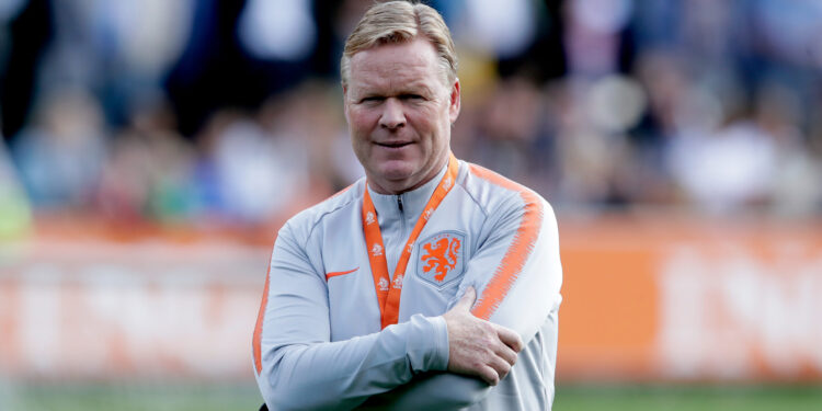 ZEIST, NETHERLANDS - SEPTEMBER 2: coach Ronald Koeman of Holland  during the   Training Holland at the KNVB Campus on September 2, 2019 in Zeist Netherlands (Photo by Eric Verhoeven/Soccrates/Getty Images)