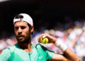 PARIS, FRANCE - JUNE 06: Karen Khachanov during the Men's Singles Quarter Final match on Day Ten of the 2023 French Open at Roland Garros on June 06, 2023 in Paris, France. (Photo by Tnani Badreddine/DeFodi Images) - Photo by Icon sport