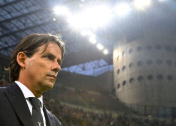 MILAN, ITALY - APRIL 13:  SS Lazio head coach Simone Inzaghi attend before the Serie A match between AC Milan and SS Lazio at Stadio Giuseppe Meazza on April 13, 2019 in Milan, Italy.  (Photo by Marco Rosi/Getty Images)