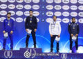 Podium 72kg GR- Gold Dmitrii Adamov (AIN), Silver  Irfan Mirzoiev (UKR), Bronze Shant Khachatryan (ARM) and Ruslan Nurullayev (AZE)