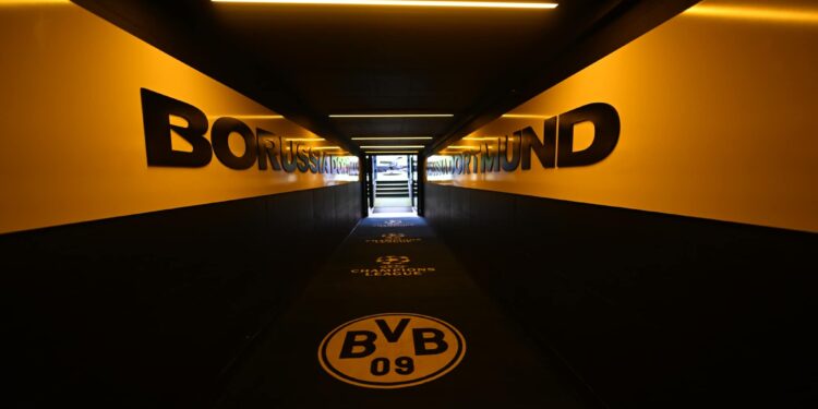 DORTMUND, GERMANY - NOVEMBER 07: The UEFA Champions League match between Borussia Dortmund and Newcastle United at Signal Iduna Park on November 07, 2023 in Dortmund, Germany. (Photo by Serena Taylor/Newcastle United via Getty Images)