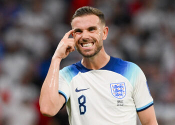 FUSSBALL WM 2022 VORRUNDE GRUPPE B Wales - England 29.11.2022 Jordan Henderson England *** FOOTBALL World Cup 2022 PRE-ROUND ROUND GROUP B Wales England 29 11 2022 Jordan Henderson England