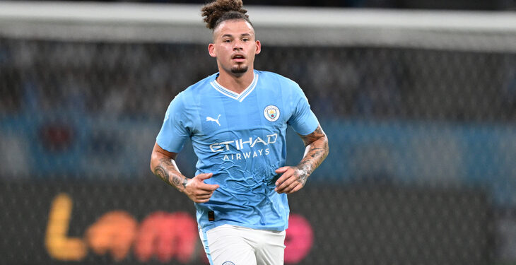 Kalvin Phillips (Manchester City), 
July 23, 2023 - Football / Soccer : Friendly match between Yokohama F.Marinos 3-5 Manchester City
at National Stadium, Tokyo, Japan.
(Photo by MATSUO.K/AFLO SPORT)