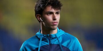 LAS PALMAS, SPAIN - JANUARY 04: Joao Felix of FC Barcelona looks on prior to the LaLiga EA Sports match between UD Las Palmas and FC Barcelona at Estadio Gran Canaria on January 04, 2024 in Las Palmas, Spain. (Photo by Gabriel Jimenez/Quality Sport Images/Getty Images)