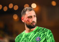 Gianluigi DONNARUMMA of Paris Saint-Germain get badly injured during the Ligue 1 McDonald's match between Monaco and Paris at Stade Louis II on December 18, 2024 in Monaco, Monaco.  (Photo by Anthony Bibard/FEP/Icon Sport)   - Photo by Icon Sport