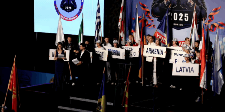 🎥 Երեւանում կայացել է բռնցքամարտի Մ23 եւ երիտասարդների Եվրոպայի առաջնության բացման արարողությունը