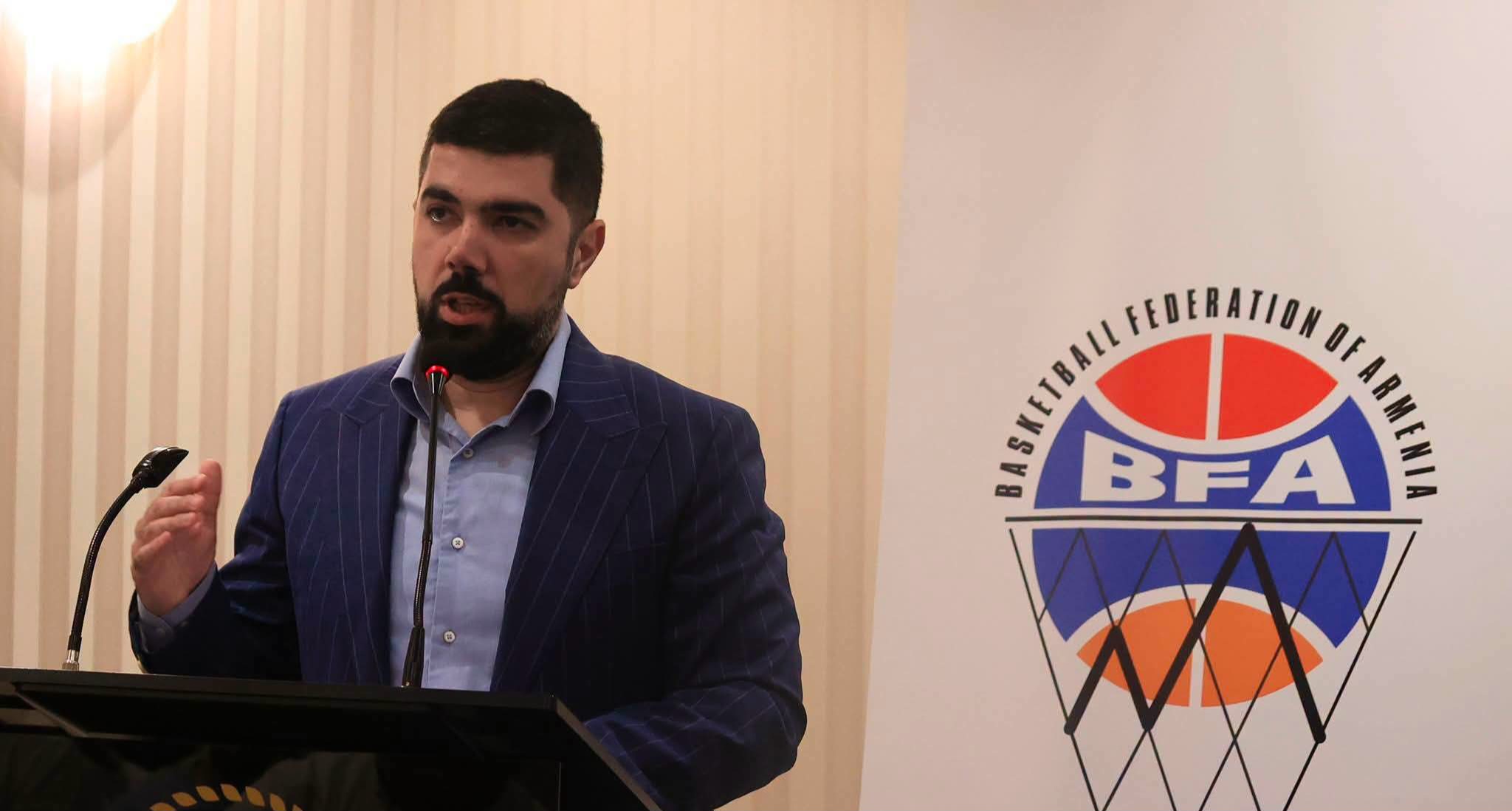 Պաշտոնական. Հայաստանի բասկետբոլի ֆեդերացիան նոր նախագահ ունի