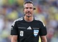 EAST RUTHERFORD, NEW JERSEY - JUNE 13: Referee Slavko Vincic during the FIFA World Cup 2026 Group C match between Brazil and Morocco at New York New Jersey Stadium on June 13, 2026 in East Rutherford, United States. (Photo by Rob Newell - CameraSport via Getty Images)