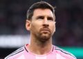 MIAMI, FLORIDA - AUGUST 05: Lionel Messi #10 of Inter Miami CF lines up prior to the Leagues Cup Phase One match between Inter Miami CF and Atletico San Luis at Nu Stadium on August 05, 2026 in Miami, Florida. (Photo by Megan Briggs/Getty Images)